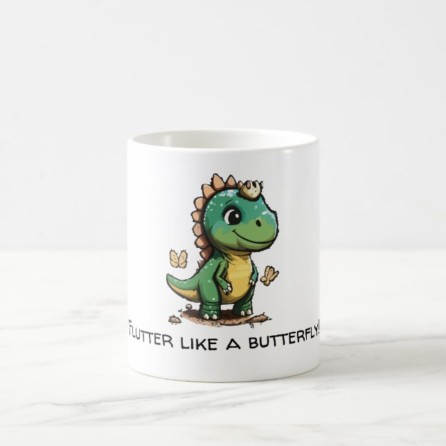 Flutter wie ein Schmetterling Kaffeetasse (Mittel)