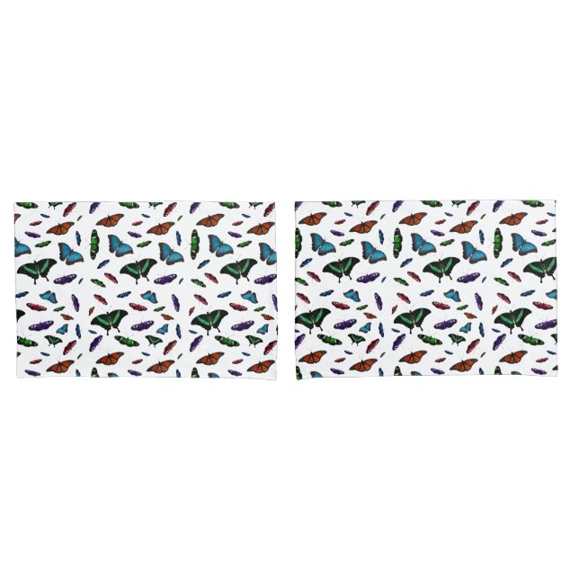 Flutterbäume Pillowcases (Farbe auswählen) Kissenbezug (Vorderseite-Set)