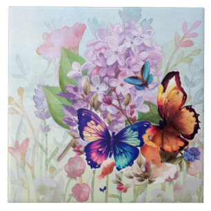 Flutterblüten Fliese
