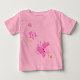 FLUTTERBY BUTTERFLIES :: Reihe von drei 1 Baby T-shirt