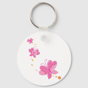 FLUTTERBY BUTTERFLIES :: Reihe von drei 1 Schlüsselanhänger