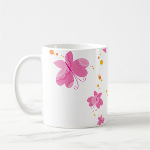 FLUTTERBY BUTTERFLIES :: Reihe von drei 1 Tasse
