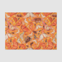 Flutterby Fall-Schmetterlinge orange