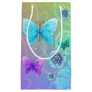 Flutterby Graffiti Jeweled Kleine Geschenktüte