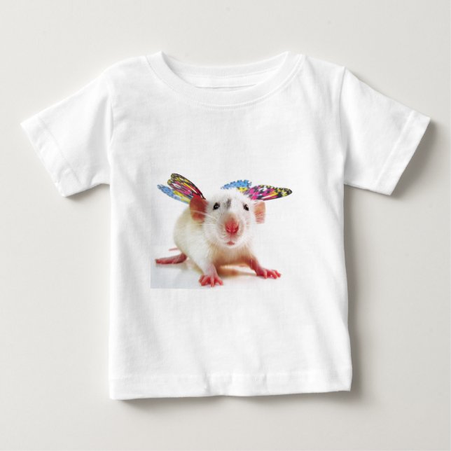 Flutterby Ratten! Baby T-shirt (Vorderseite)