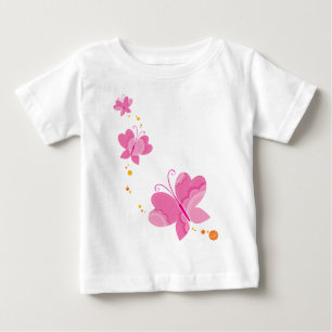 FLUTTERBY SCHMETTERLINGE:: Reihe von drei 1 Baby T-shirt