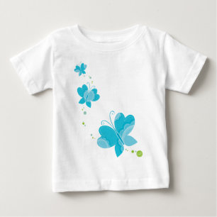 FLUTTERBY SCHMETTERLINGE:: Reihe von drei 2 Baby T-shirt