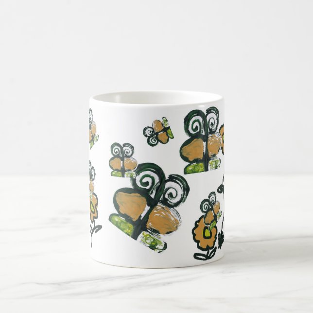 Flutterbys durch RobynHood Kaffeetasse (Mittel)