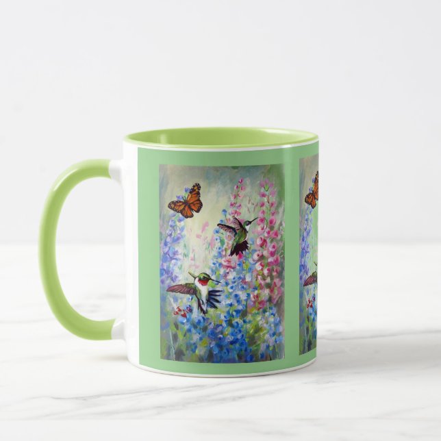 Flutterbys und Hummer & Sommer-Tasse Tasse (Links)