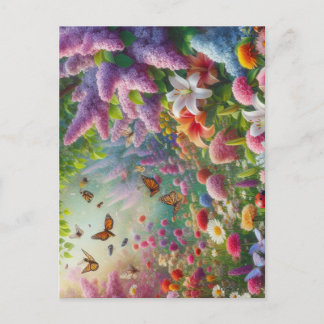 Flutterflor Postkarte