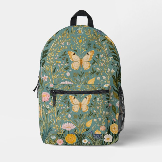 Fluttering Dreamscape Bedruckter Rucksack (Vorderseite)