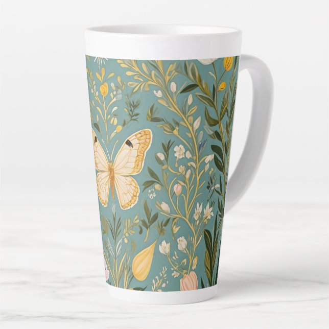 Fluttering Dreamscape Milchtasse (Rechte Ecke)
