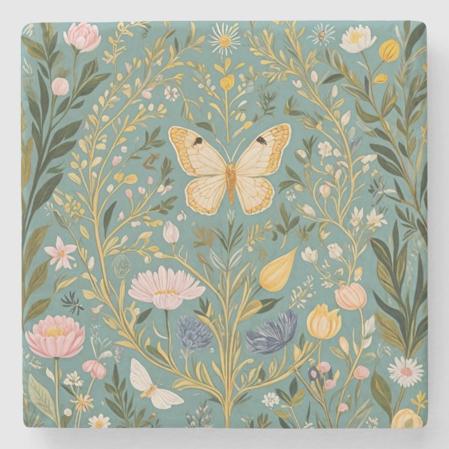 Fluttering Dreamscape Steinuntersetzer (Vorderseite)