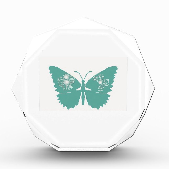 "Fluttering Elegance: Butterfly Foto Block"? (Vorderseite)