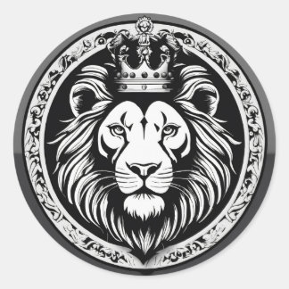 "Fluttering Elegance". Runder Aufkleber