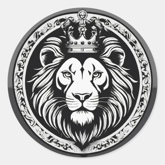 "Fluttering Elegance". Runder Aufkleber (Vorderseite)