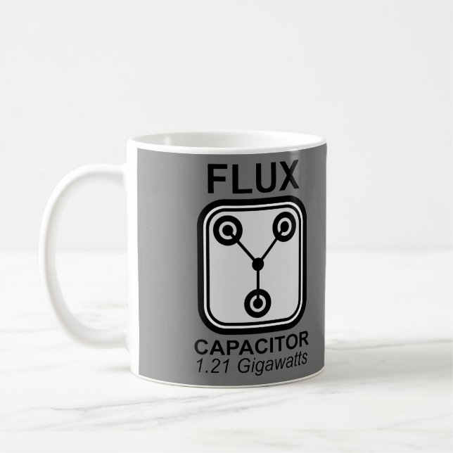 FLUX Capacitor 1,21 Gigawatt Kaffeetasse (Links)