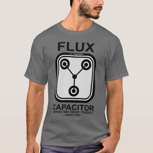 FLUX Capacitor 1,21 Gigawatt T-Shirt (Vorderseite)