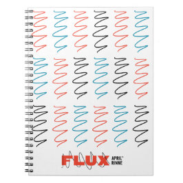 Flux Swirl Spiral Notebook Notizblock