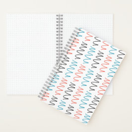 Flux Swirl Spiral Notebook Notizbuch