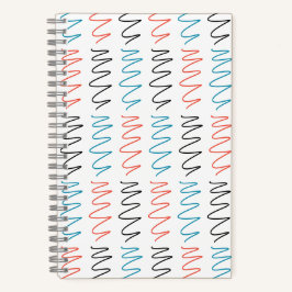 Flux Swirl Spiral Notebook Notizbuch