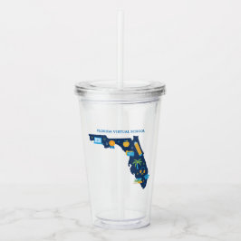 FLVS, Florida Tumbler Acryltrinkbecher
