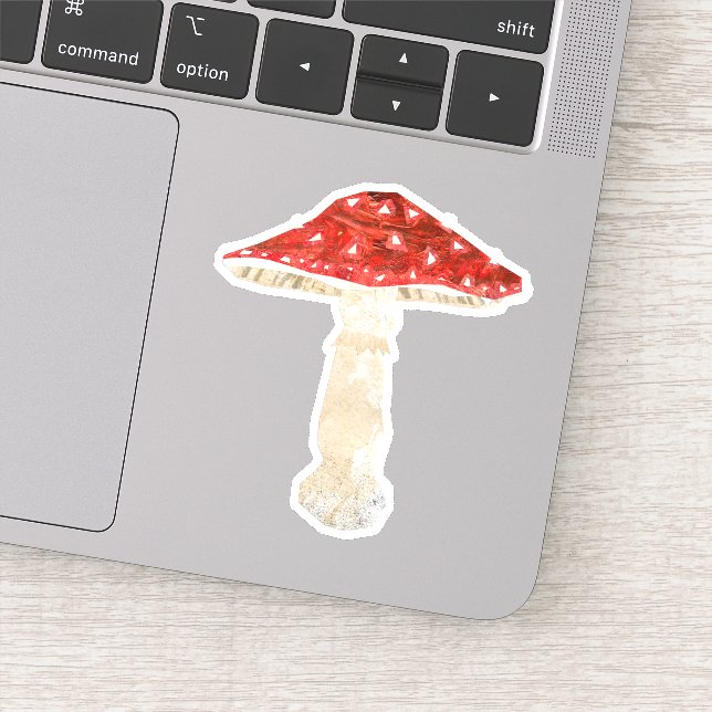 Fly Agaric Aufkleber (Detail)