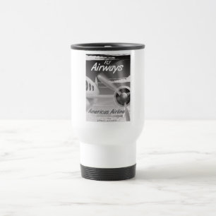 Fly Airways Vintage Reiseplakat Reisebecher