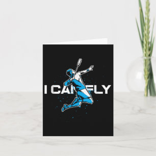 Fly Badminton Player Shuttle Trainer Racket Sports Karte