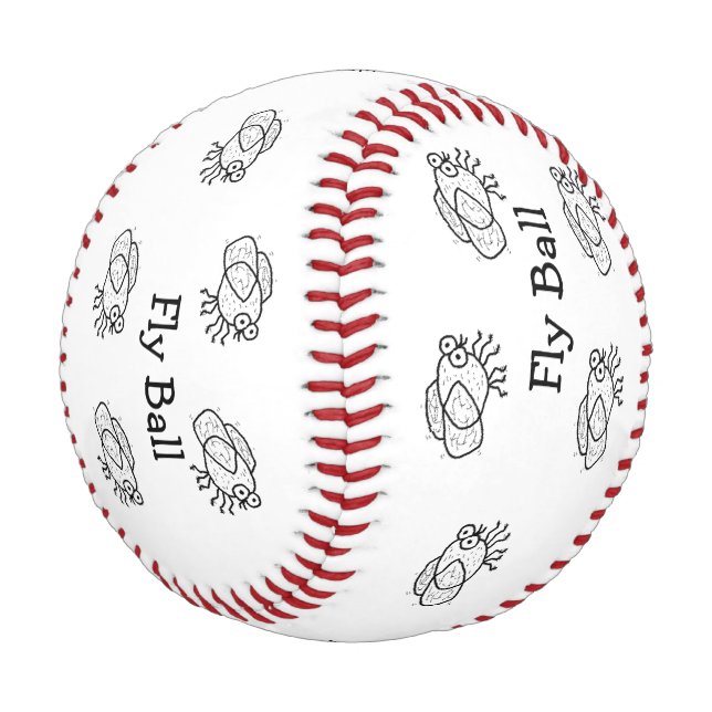 Fly Ball Baseball (Schrägansicht)