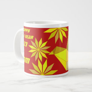 FLY BIRD MIT BLUME , GIFT-MAMA NEUES JAHR 2023 Jumbo-Tasse