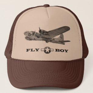 Fly Boy & Fliegende Festung Hut Truckerkappe