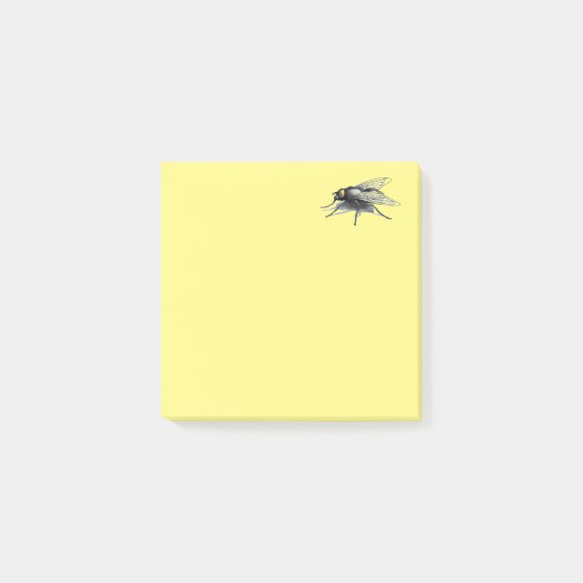 Fly Buddy gelbe Notizblöcke Post-it Klebezettel (Vorderseite)