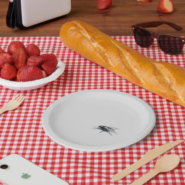 Fly Buddy graue Teller (Picknick)