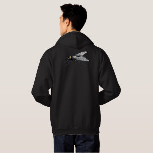 Fly Buddy Männer schwarzer Hoodie zurück