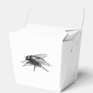 Fly Buddy Riesenfliege weiß Abholbox Geschenkschachtel