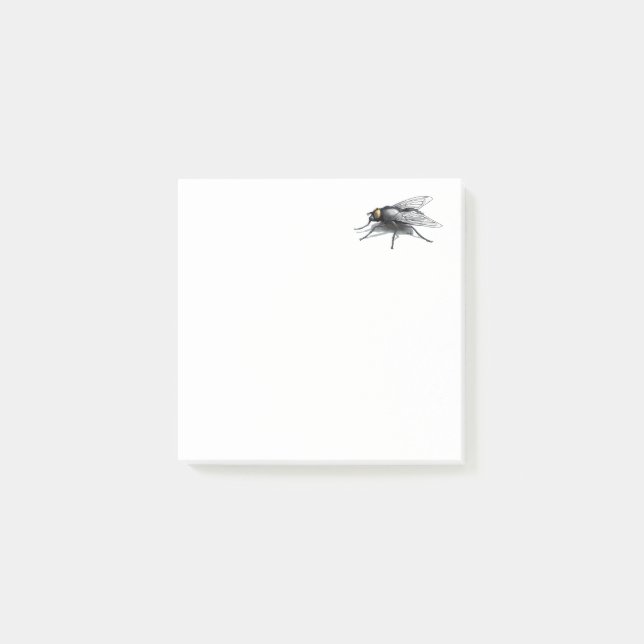 Fly Buddy weiße Notizblöcke Post-it Klebezettel (Vorderseite)