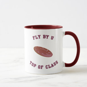 Fly By U Frisbee Tasse