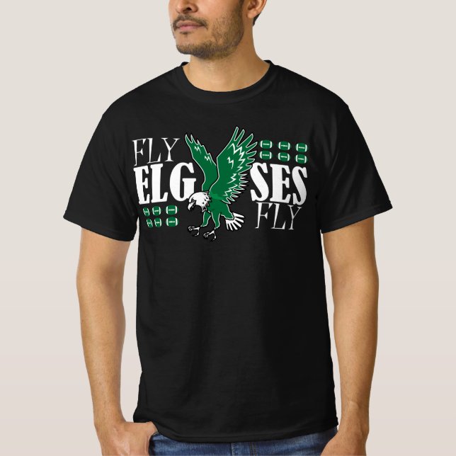 Fly Elgses Fly Funny Spelling Meme T-Shirt (Vorderseite)