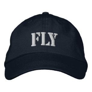 FLY EMBROIDERED BASEBALL CAP BESTICKTE BASEBALLKAPPE