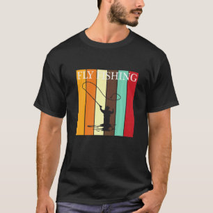 Fly-Fischen Angeln Fischer Angler Sport Fischer T-Shirt