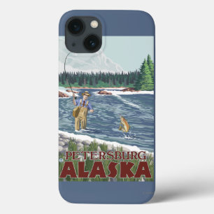 Fly Fisherman - Petersburg, Alaska Case-Mate iPhone Hülle