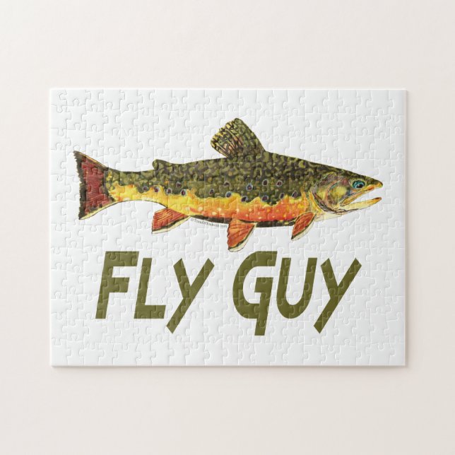 Fly Fisherman Puzzle (Horizontal)
