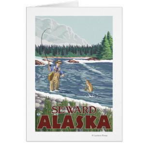 Fly Fisherman - Seward, Alaska