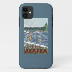 Fly Fisherman - Yukon, Alaska Case-Mate iPhone Hülle