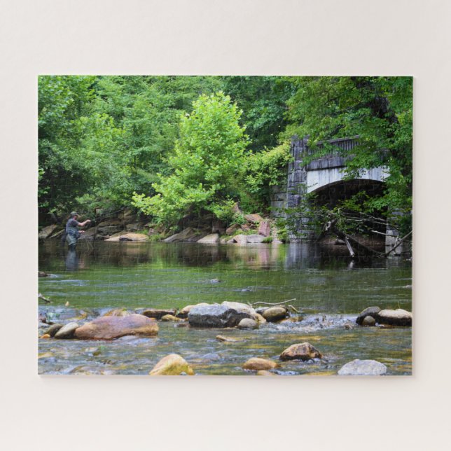 Fly Fishing Day Dream - 16 x20 Puzzle (Horizontal)