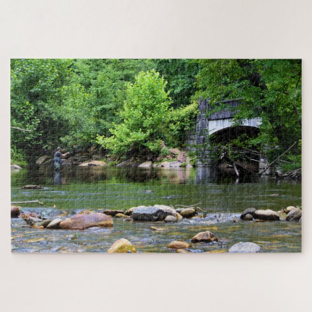 Fly Fishing Day Dream - 20 x30 Puzzle (Horizontal)