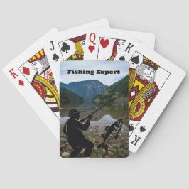 Fly Fishing Experte Anpassbare Sportfischer Spielkarten