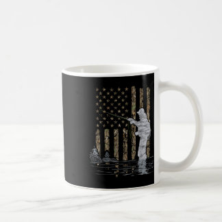 Fly Fishing Fisherman American Flag Camouflage Fly Kaffeetasse