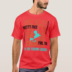 Fly Fishing Legend Angeler Fisherman Nature 280 T-Shirt